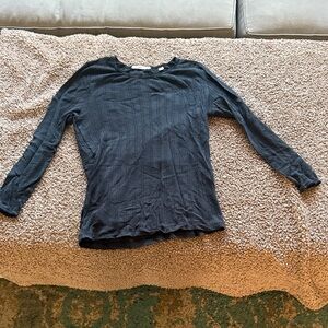 Doen Black Long Sleeve Top size M